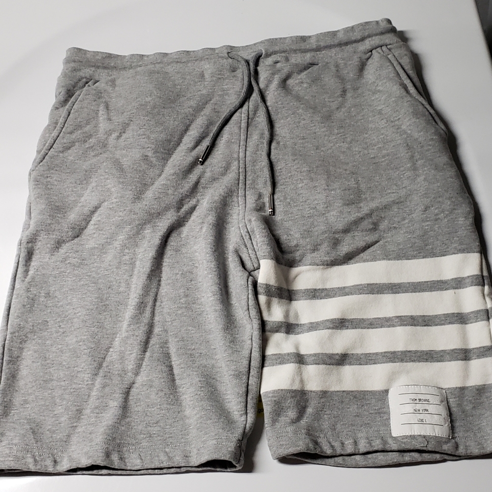 Thom Browne Classic Drawstring Cotton Sweatshorts